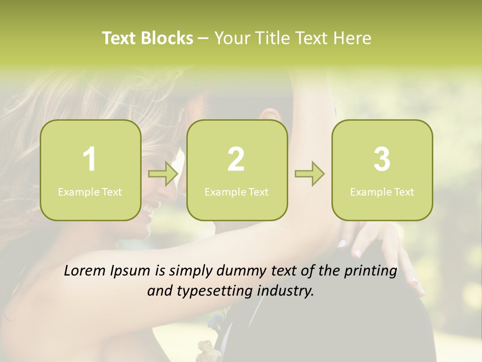 Smiling Looking Person PowerPoint Template