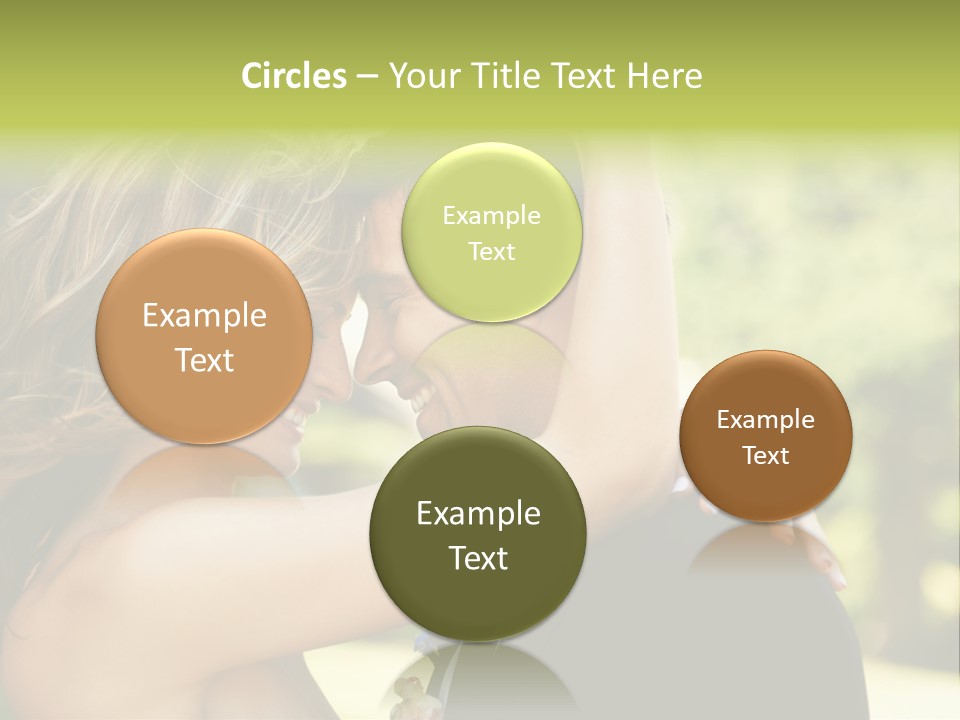 Smiling Looking Person PowerPoint Template