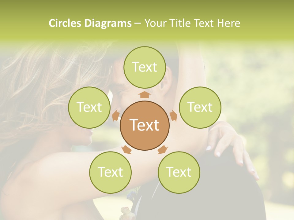 Smiling Looking Person PowerPoint Template