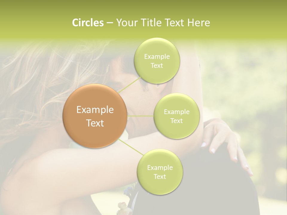 Smiling Looking Person PowerPoint Template