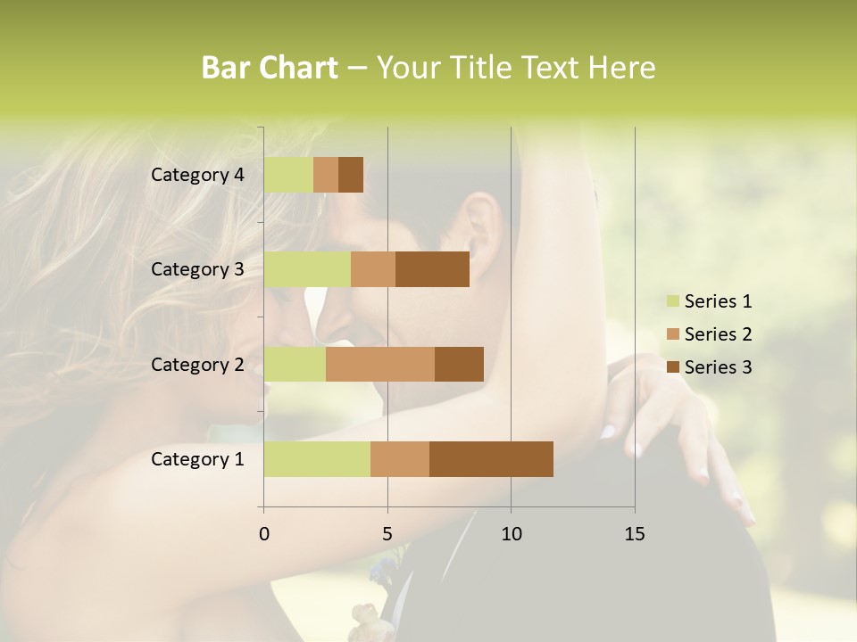Smiling Looking Person PowerPoint Template
