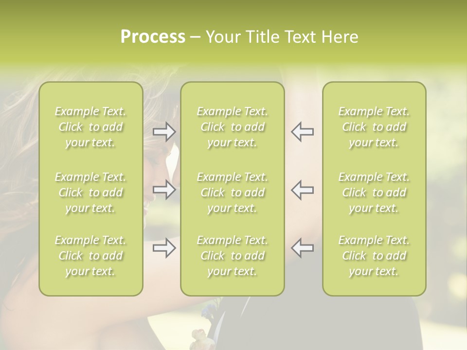 Smiling Looking Person PowerPoint Template