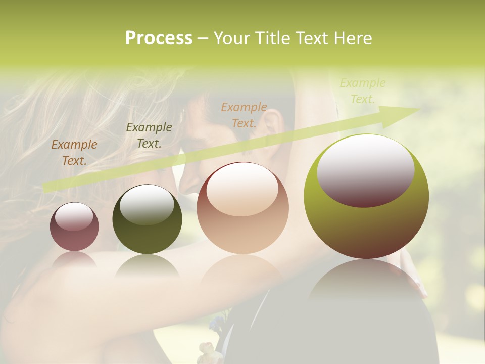 Smiling Looking Person PowerPoint Template
