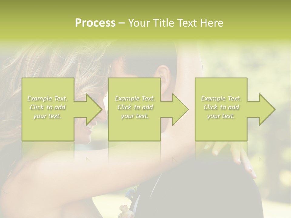 Smiling Looking Person PowerPoint Template