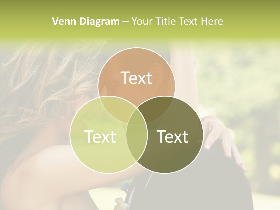 Smiling Looking Person PowerPoint Template