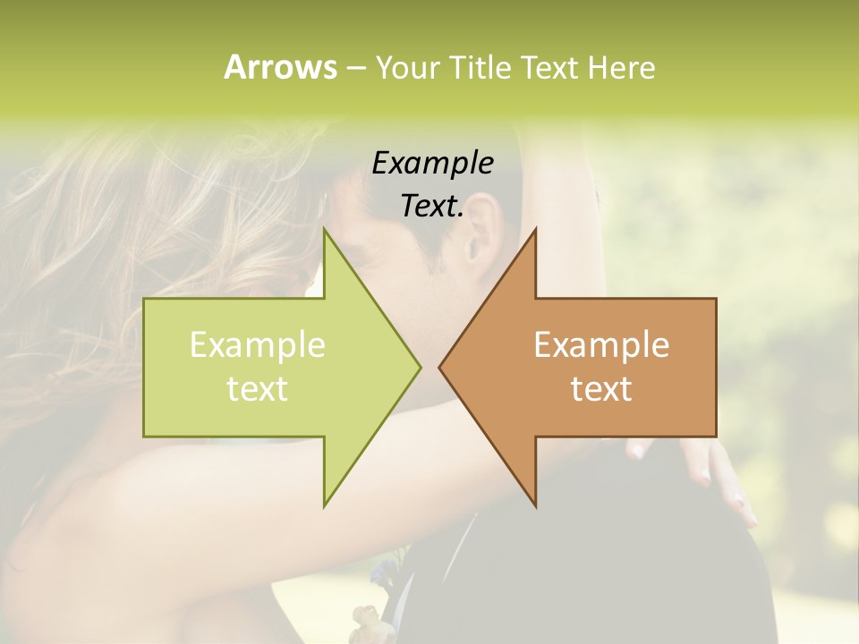 Smiling Looking Person PowerPoint Template