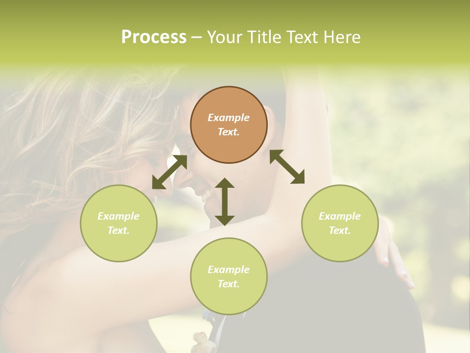 Smiling Looking Person PowerPoint Template