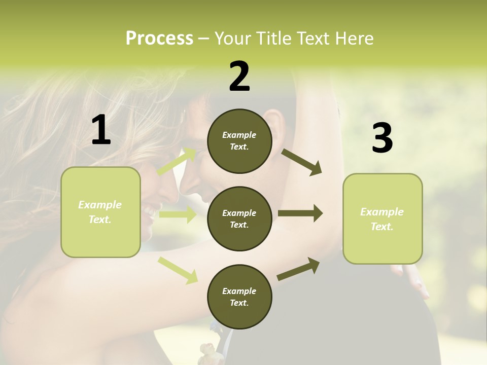 Smiling Looking Person PowerPoint Template