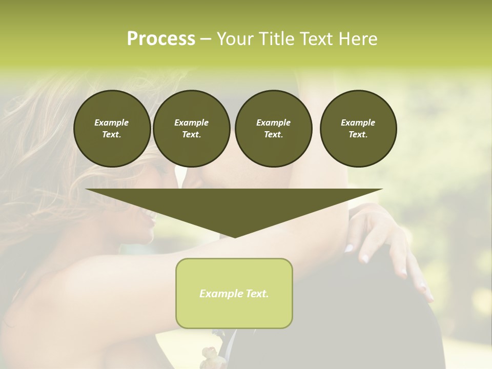 Smiling Looking Person PowerPoint Template
