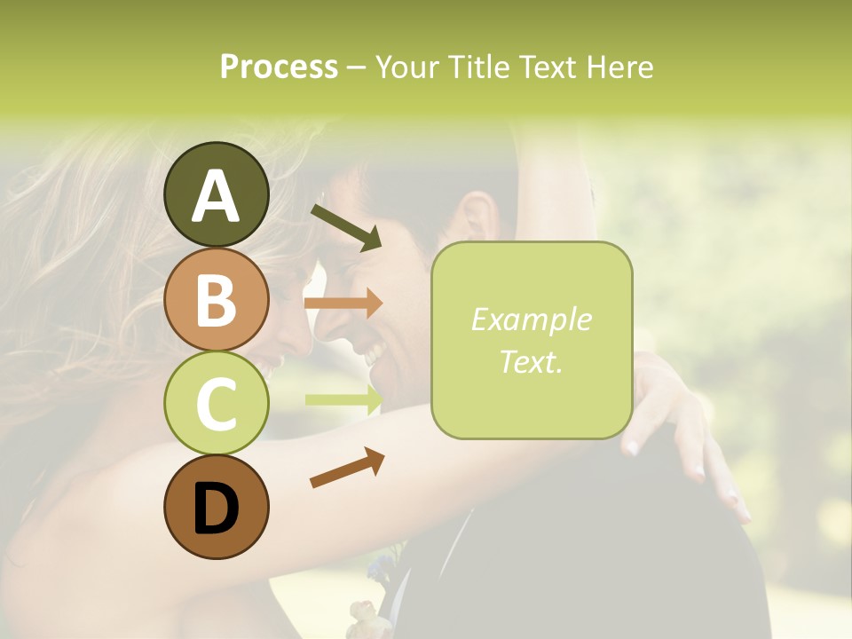 Smiling Looking Person PowerPoint Template