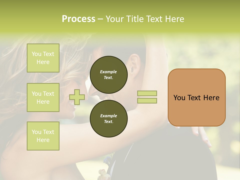 Smiling Looking Person PowerPoint Template
