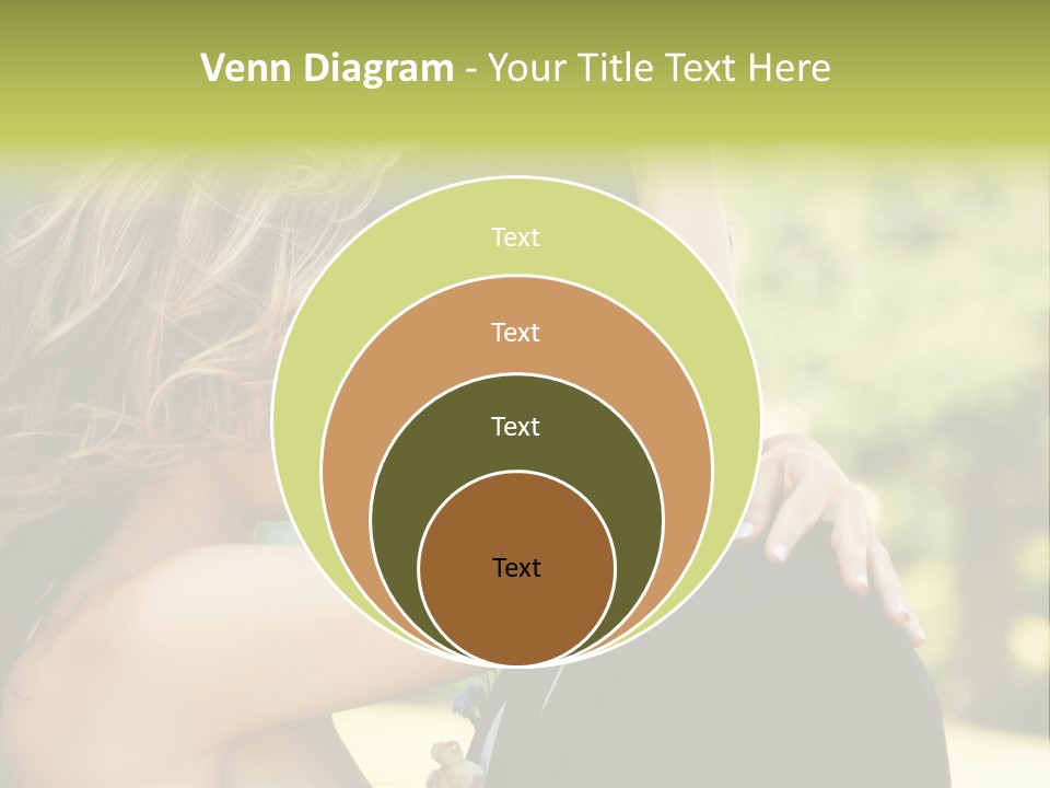Smiling Looking Person PowerPoint Template