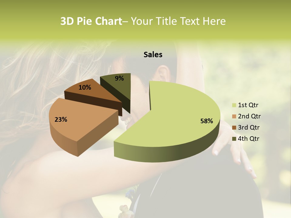 Smiling Looking Person PowerPoint Template