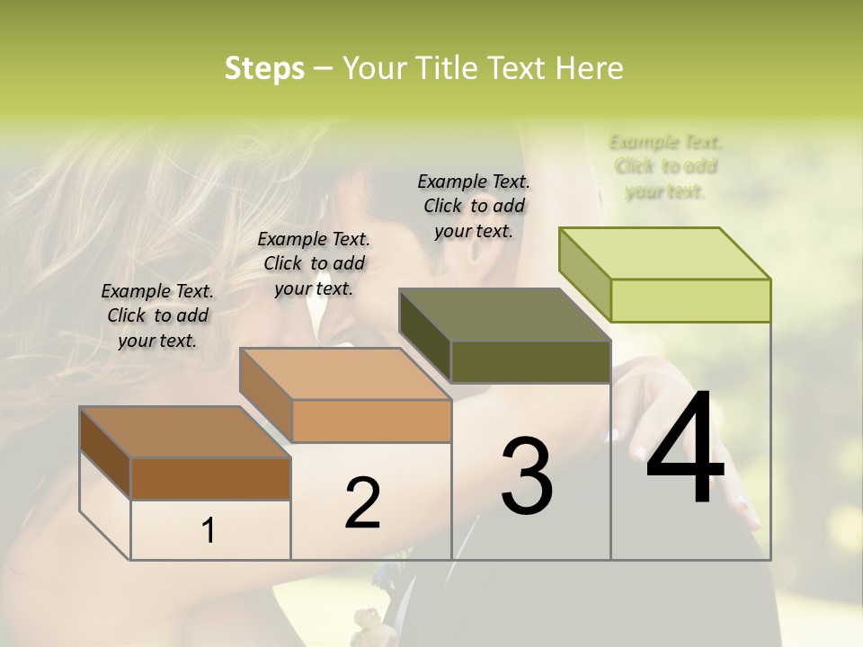 Smiling Looking Person PowerPoint Template