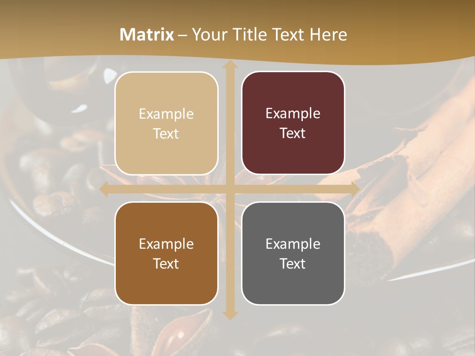 Moka Grains De Caf Bistro PowerPoint Template