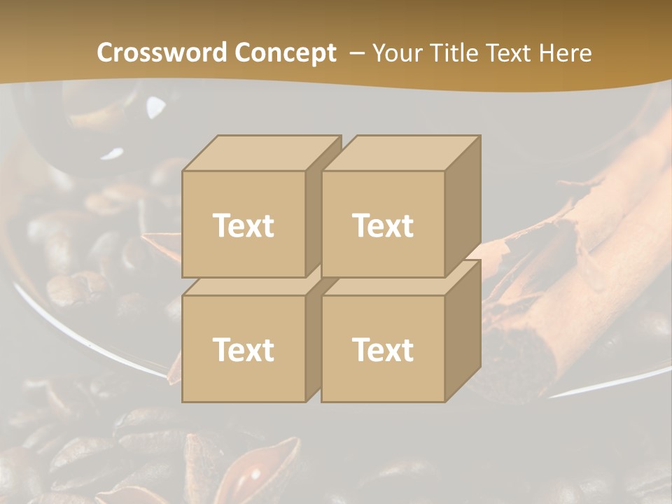 Moka Grains De Caf Bistro PowerPoint Template