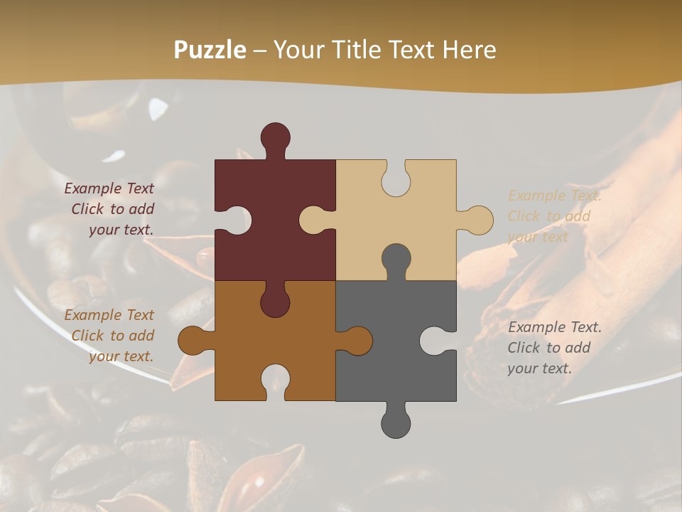 Moka Grains De Caf Bistro PowerPoint Template