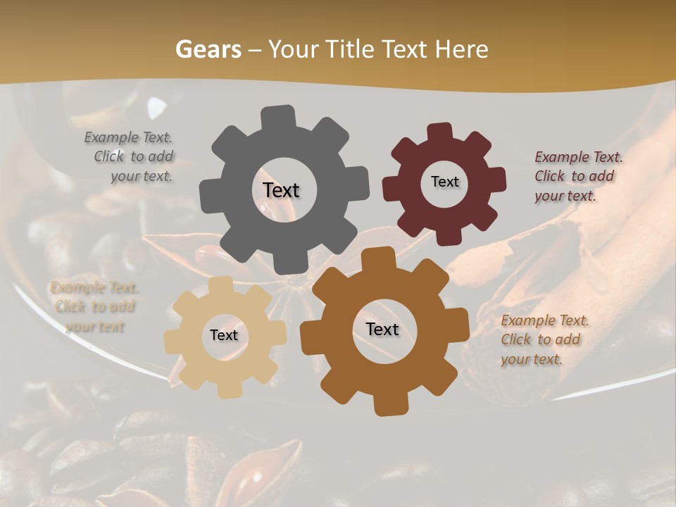 Moka Grains De Caf Bistro PowerPoint Template