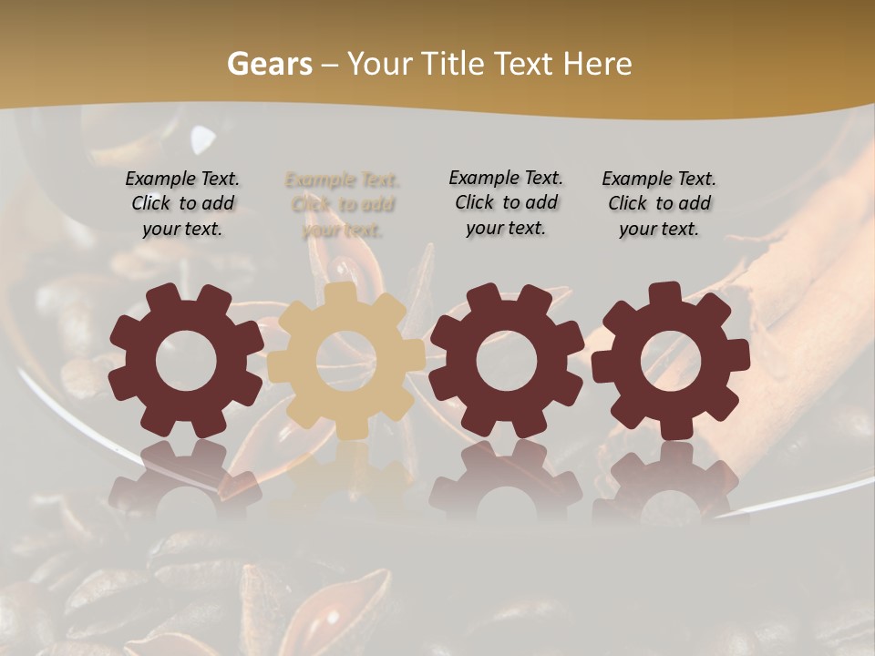 Moka Grains De Caf Bistro PowerPoint Template