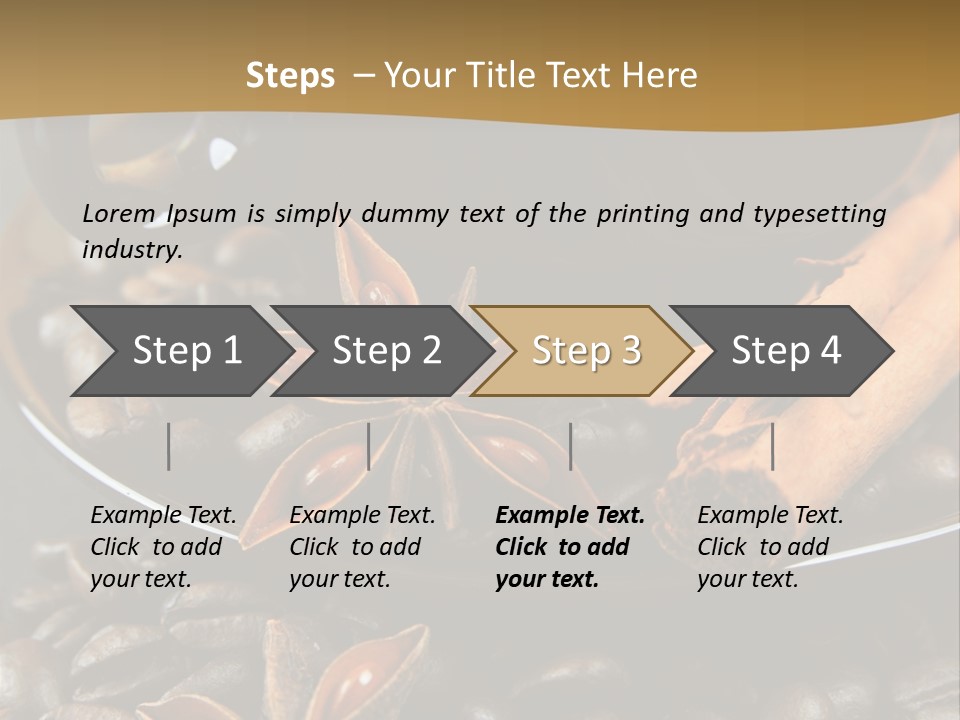 Moka Grains De Caf Bistro PowerPoint Template