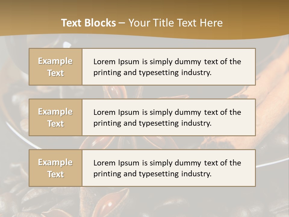 Moka Grains De Caf Bistro PowerPoint Template