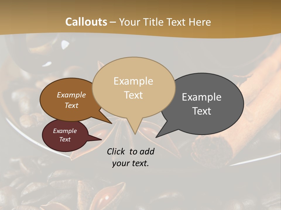 Moka Grains De Caf Bistro PowerPoint Template