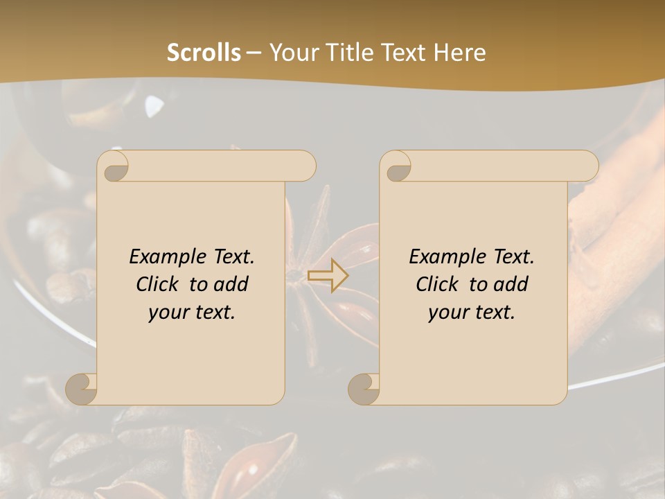 Moka Grains De Caf Bistro PowerPoint Template
