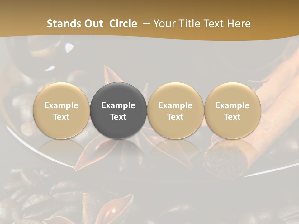 Moka Grains De Caf Bistro PowerPoint Template