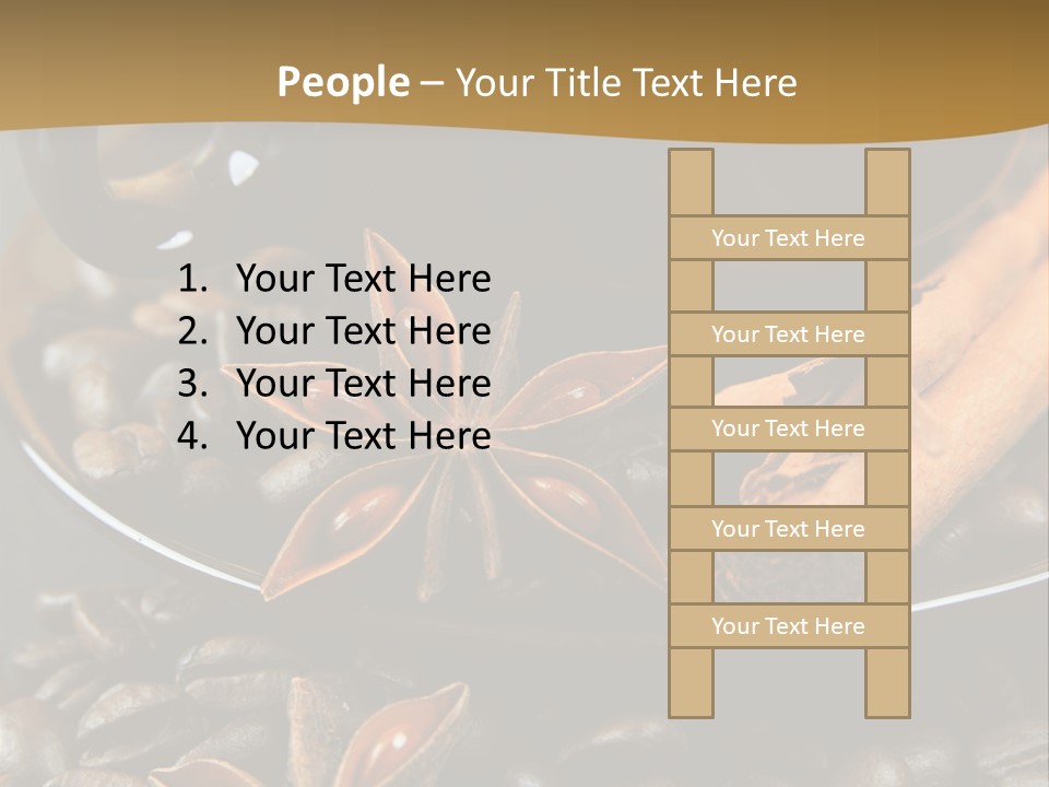 Moka Grains De Caf Bistro PowerPoint Template