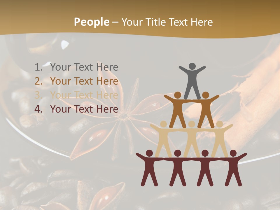 Moka Grains De Caf Bistro PowerPoint Template