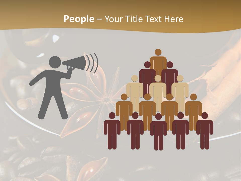 Moka Grains De Caf Bistro PowerPoint Template