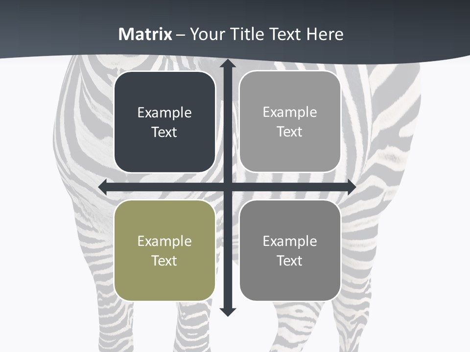 Savanna Photo Front View PowerPoint Template