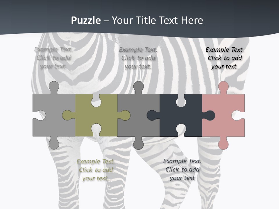 Savanna Photo Front View PowerPoint Template