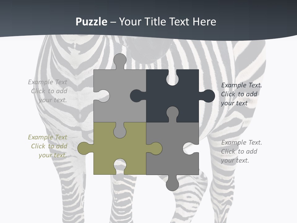 Savanna Photo Front View PowerPoint Template