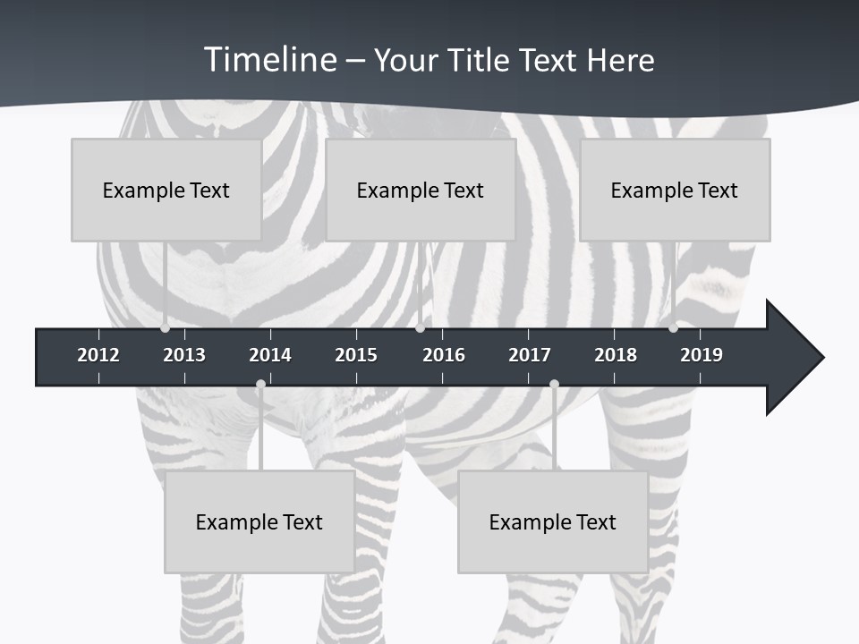Savanna Photo Front View PowerPoint Template