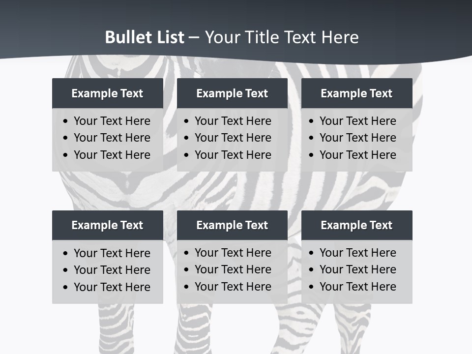 Savanna Photo Front View PowerPoint Template