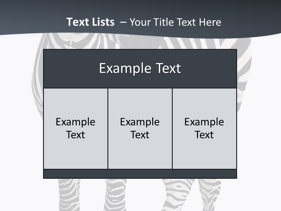 Savanna Photo Front View PowerPoint Template