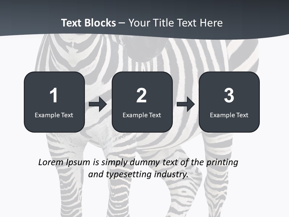 Savanna Photo Front View PowerPoint Template