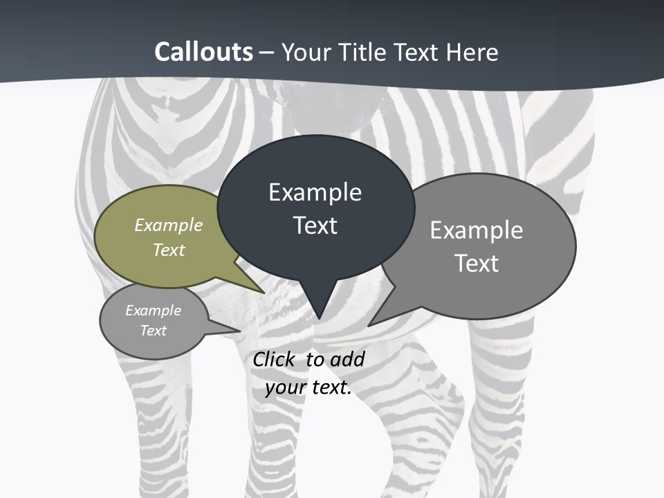Savanna Photo Front View PowerPoint Template