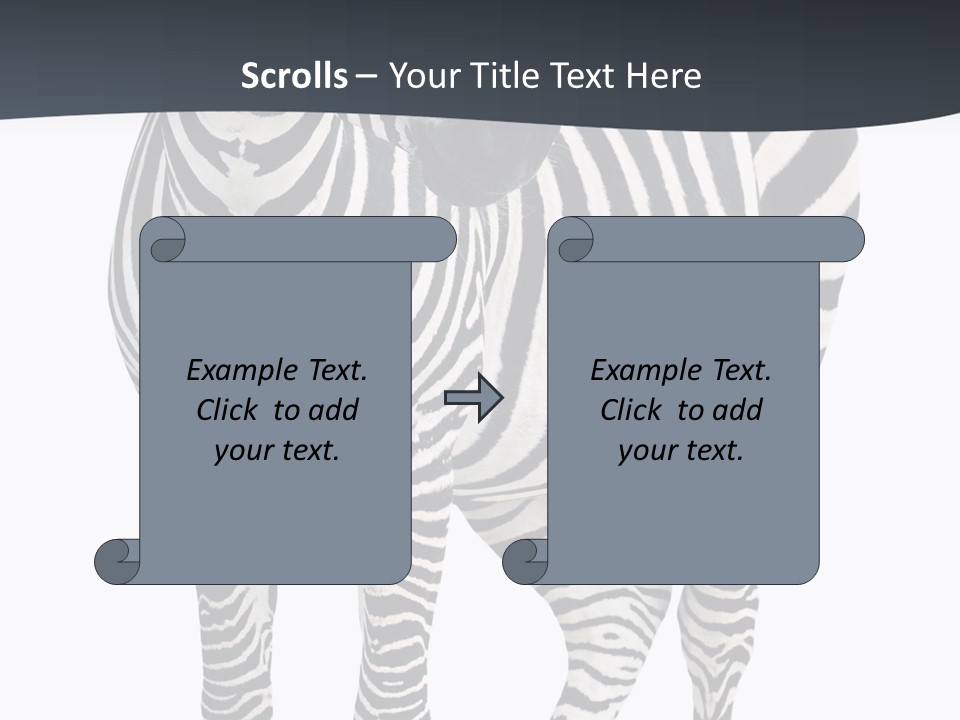 Savanna Photo Front View PowerPoint Template