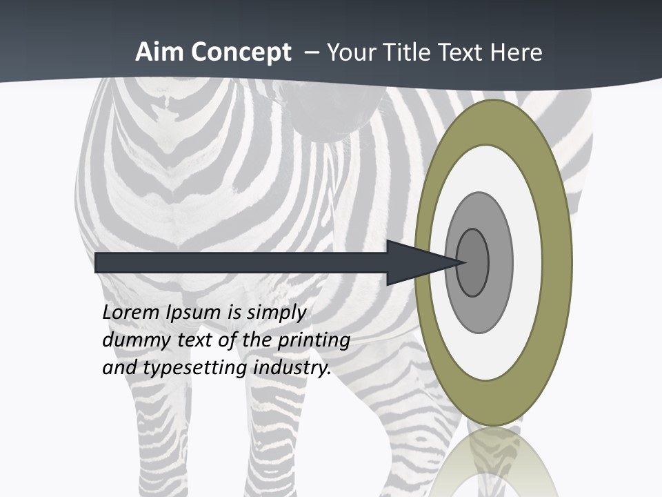 Savanna Photo Front View PowerPoint Template