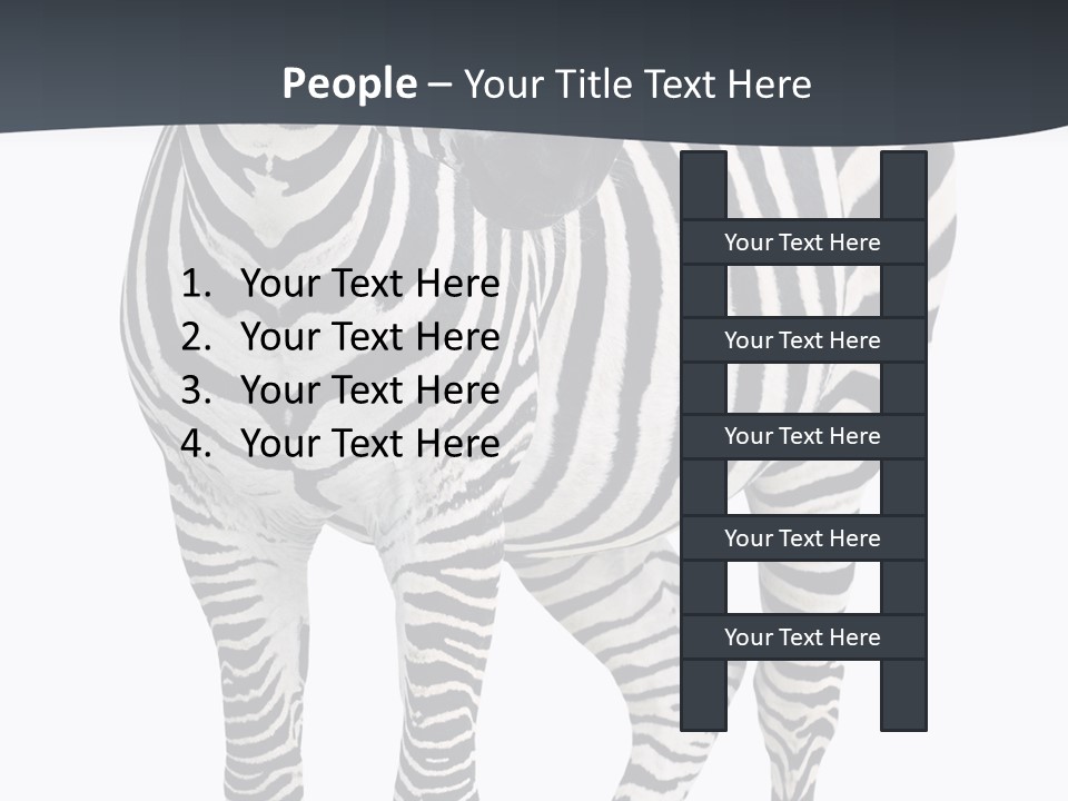 Savanna Photo Front View PowerPoint Template