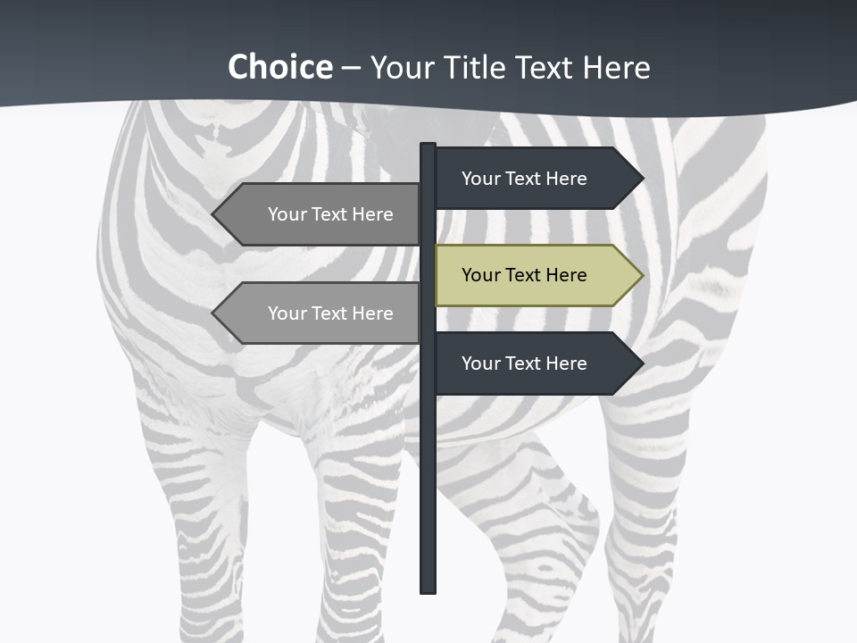 Savanna Photo Front View PowerPoint Template