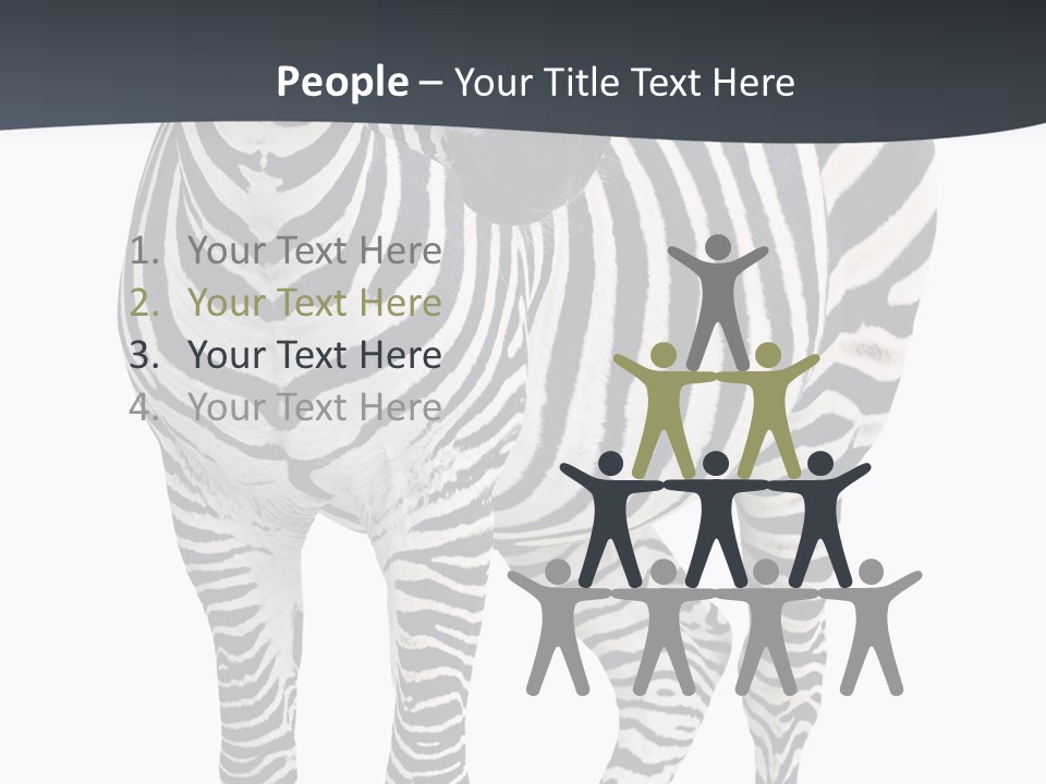 Savanna Photo Front View PowerPoint Template