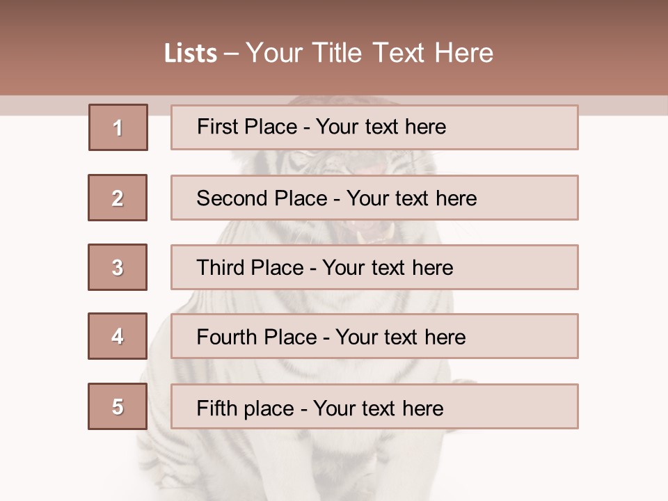 Fur Severe Female PowerPoint Template