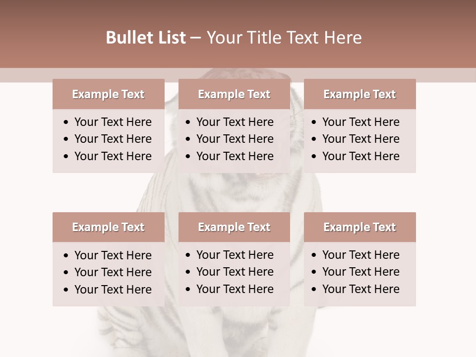 Fur Severe Female PowerPoint Template