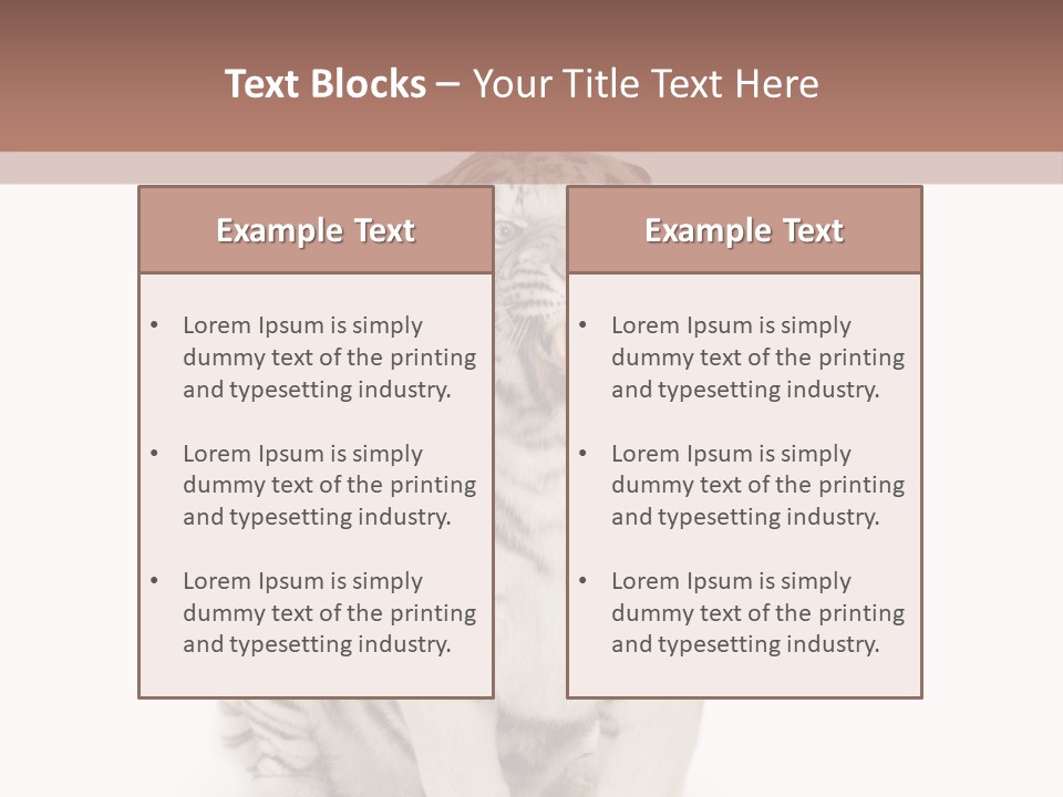 Fur Severe Female PowerPoint Template