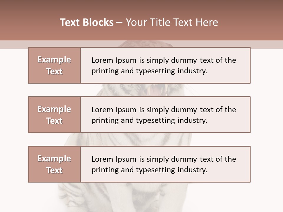 Fur Severe Female PowerPoint Template
