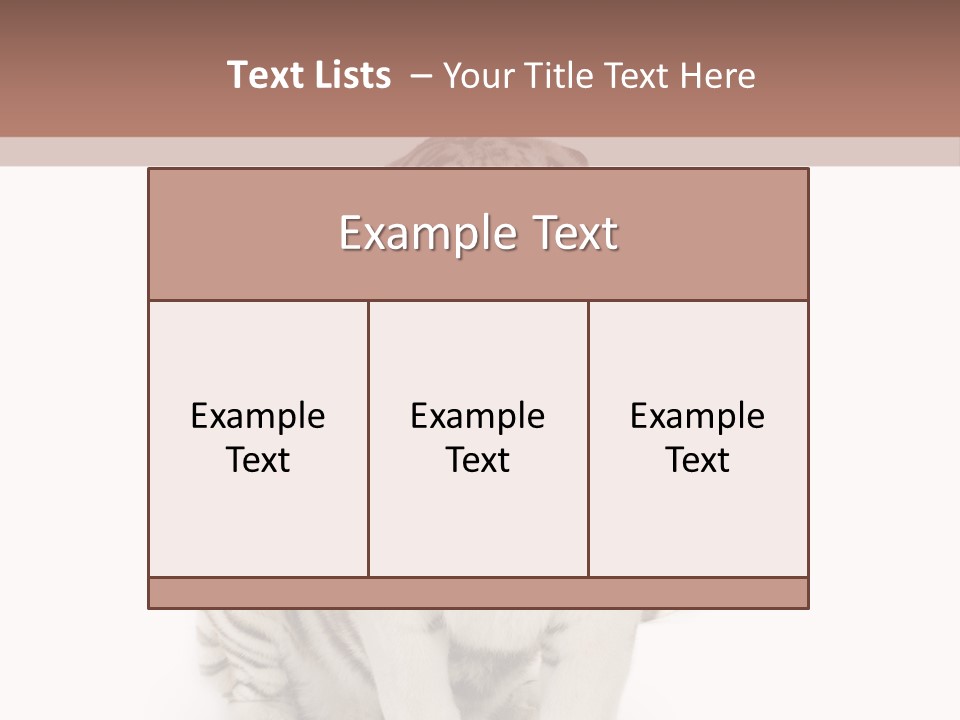 Fur Severe Female PowerPoint Template