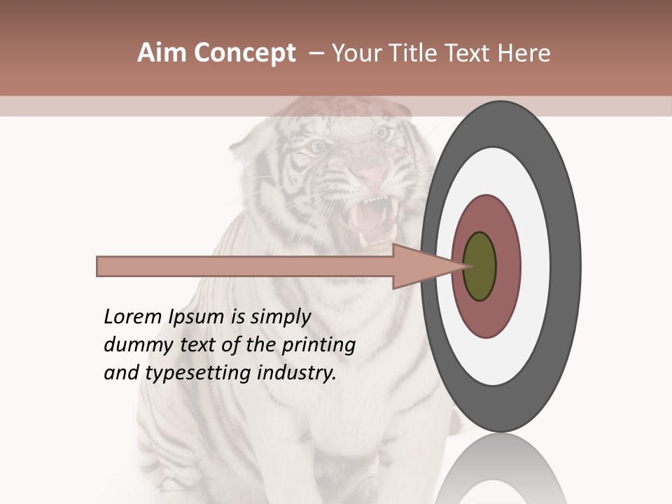 Fur Severe Female PowerPoint Template